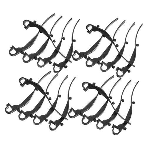 KONTONTY 50 Stück Winddichte Dachrinnen Clips Schwarz Kunststoff Haken für Schutz Mesh Befestigung Windfeste Regenrinnen Halterung zur Wartung Installation KONTONTY 50 Stück Winddichte Dachrinnen Clips Schwarz Kunststoff Haken für Schutz Mesh Befestigung Windfeste Regenrinnen Halterung zur Wartung Installation von KONTONTY