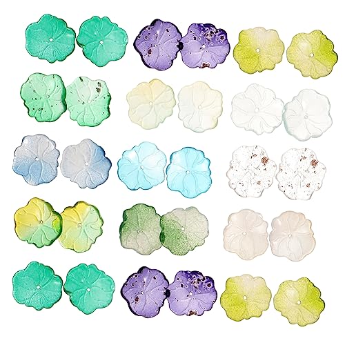 KONTONTY 50 Stücke Acryl Blätter Für Decor Realistische Blatt Ornament Für Aquarium Wasser Pool Foto Requisiten von KONTONTY