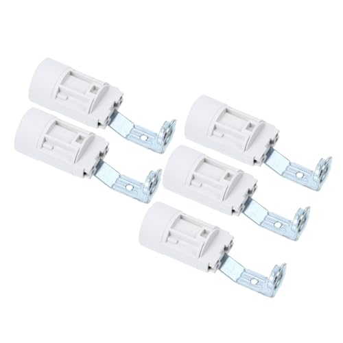 KONTONTY 5Stücke Kerzenlampenfassung Stabile Halterung für LED Glühbirnen Langlebig und Korrosionsbeständig für DIY Projekte und Wohnraumgestaltung von KONTONTY