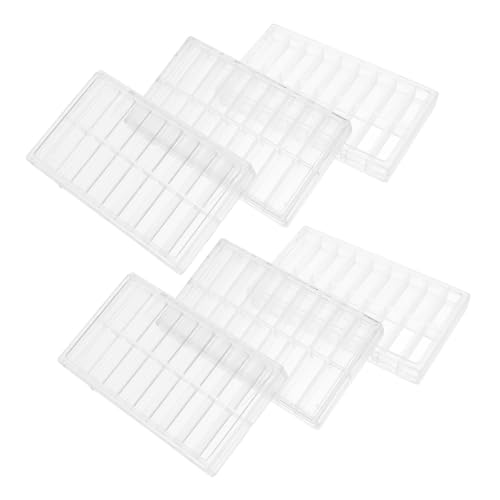 KONTONTY 6 Stück Aufbewahrungsboxen Kunststoff für Uhrenteile Fächer Organizer für Kleinteile Praktische und Robuste Sortierbox für Schrauben Hardware und Mehr von KONTONTY