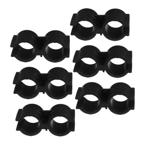 KONTONTY 6 Stück Doppelrohrschellen H Form Kunststoff Rohrklemme mit Dualkopf für Rohrverbindung und Regalbefestigung Innenø Vielseitig Einsetzbar Robust Langlebig KONTONTY 6 Stück Doppelrohrschellen H Form Kunststoff Rohrklemme mit Dualkopf für Rohrverbindung und Regalbefestigung Innenø Vielseitig Einsetzbar Robust Langlebig von KONTONTY