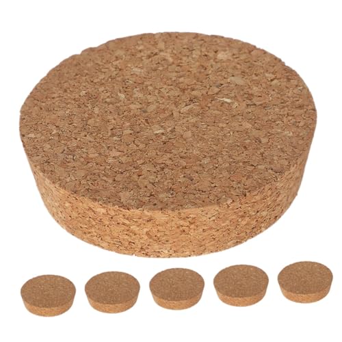 KONTONTY 6 Stück Korkstopfen für Wasserpflanzen Robuste Holzverschlüsse für Einmachgläser Hydroponik Vasen Effektive Abdichtung Wiederverwendbar und Einfach Einzuführen KONTONTY 6 Stück Korkstopfen für Wasserpflanzen Robuste Holzverschlüsse für Einmachgläser Hydroponik Vasen Effektive Abdichtung Wiederverwendbar und Einfach Einzuführen von KONTONTY