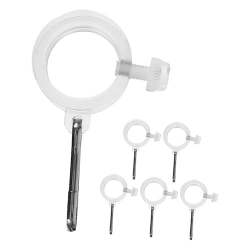 KONTONTY 6 Stück Teiliges Flagpole Ringe aus Langlebigem Pc Material Windfeste Stabile Befestigungsklammern für Fahnenmast Minimalistisches Design Einfache für Außenbereiche KONTONTY 6 Stück Teiliges Flagpole Ringe aus Langlebigem Pc Material Windfeste Stabile Befestigungsklammern für Fahnenmast Minimalistisches Design Einfache für Außenbereiche von KONTONTY