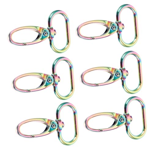 KONTONTY 6 Stück Teiliges Karabinerhaken mit Metallverschluss für Handtaschen Verstellbare Gurtverbinder für Umhängetaschen und DIY Projekte Langlebig und Rostbeständig KONTONTY 6 Stück Teiliges Karabinerhaken mit Metallverschluss für Handtaschen Verstellbare Gurtverbinder für Umhängetaschen und DIY Projekte Langlebig und Rostbeständig von KONTONTY