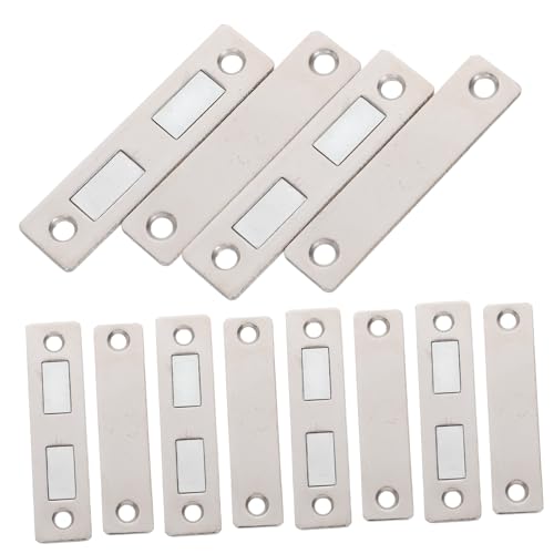 KONTONTY 6 Stück Unsichtbare Magnetschnäpper für Schranktüren Edelstahl Verdeckte Möbel Türmagnete mit Doppelt Starker Haftkraft Selbstklebend und Schraubbar für Küchen Kleiderschränke KONTONTY 6 Stück Unsichtbare Magnetschnäpper für Schranktüren Edelstahl Verdeckte Möbel Türmagnete mit Doppelt Starker Haftkraft Selbstklebend und Schraubbar für Küchen Kleiderschränke von KONTONTY