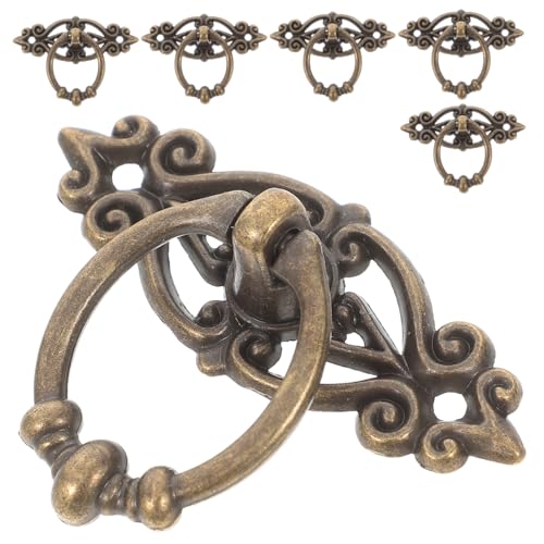 KONTONTY 6 Stück Vintage Teilige aus Antikbronze Retro Schubladengriffe für Kommoden Nachttische und Schränke Komfortabler Griff Einfache Installation Vielseitige Anwendung KONTONTY 6 Stück Vintage Teilige aus Antikbronze Retro Schubladengriffe für Kommoden Nachttische und Schränke Komfortabler Griff Einfache Installation Vielseitige Anwendung von KONTONTY
