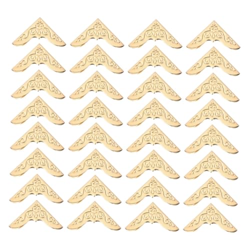 KONTONTY 60stücke Bucheckenschutz Vintage Eisen Dreieck Notizbuch Ordner Ecke Dekorative Rahmenwinkelabdeckung Für Scrapbook Fotoalbum KONTONTY 60stücke Bucheckenschutz Vintage Eisen Dreieck Notizbuch Ordner Ecke Dekorative Rahmenwinkelabdeckung Für Scrapbook Fotoalbum von KONTONTY