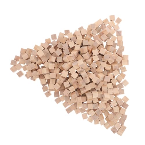 KONTONTY 600 Stück Naturbelassene Holzklötze zum Basteln Quadratische Kiefernholz Würfel für Glatte Kanten Sicheres DIY Bausteinspielzeug für Inspirierendes Gestalten und Frühpädagogik KONTONTY 600 Stück Naturbelassene Holzklötze zum Basteln Quadratische Kiefernholz Würfel für Glatte Kanten Sicheres DIY Bausteinspielzeug für Inspirierendes Gestalten und Frühpädagogik von KONTONTY