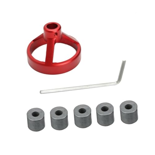 KONTONTY 7 Stück Teiliges Holzbohrhilfe mit Rotem Bohrführer Präzisen Bohrbuchsen Schlüssel Vertikale Bohrerführung für Exakte Positionierung bei Holzarbeiten KONTONTY 7 Stück Teiliges Holzbohrhilfe mit Rotem Bohrführer Präzisen Bohrbuchsen Schlüssel Vertikale Bohrerführung für Exakte Positionierung bei Holzarbeiten von KONTONTY