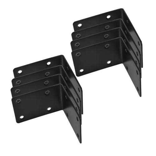 KONTONTY 8 Stück Edelstahl Winkelhalterung Winkel Eckregalhalterung Regal Eckstützhalterung L Eckhalterungen Eckklammern Eisen Eckstreben Eckstrebenhalterung Schwarz KONTONTY 8 Stück Edelstahl Winkelhalterung Winkel Eckregalhalterung Regal Eckstützhalterung L Eckhalterungen Eckklammern Eisen Eckstreben Eckstrebenhalterung Schwarz von KONTONTY