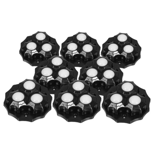 KONTONTY 8 Stück Möbelscheibe Universal Wheel Auf Rollen Kleben Geräteräder Für Kaffeemaschine Mini -schwenkrosträger Räder Möbel Geräte -schieberegler Für Die Küche Lenkrollen Abs Schwarz von KONTONTY
