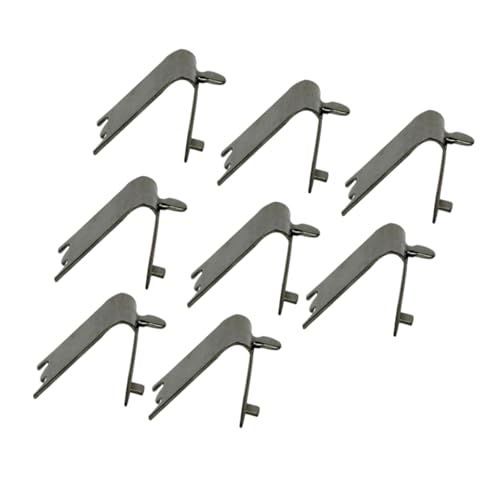 KONTONTY 8 Stück Teiliges Edelstahl Gefrierschrank Regalclips mit Gewölbtem Nut Design Stabile Kühlschrank Regalstützen Einfache Montage Langlebige Metallhalter für Einlegeböden KONTONTY 8 Stück Teiliges Edelstahl Gefrierschrank Regalclips mit Gewölbtem Nut Design Stabile Kühlschrank Regalstützen Einfache Montage Langlebige Metallhalter für Einlegeböden von KONTONTY