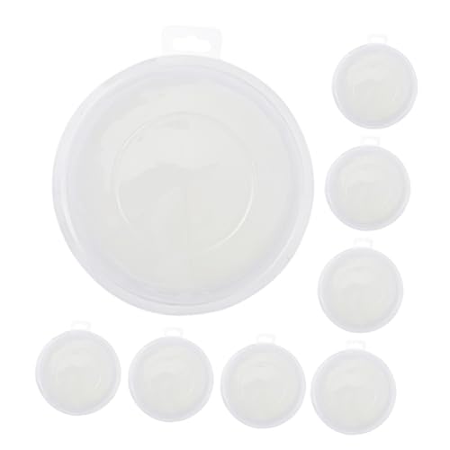 KONTONTY 8 Stück Teiliges Leere Stempelkissen für DIY Fingerabdruck Tintenkissen Langlebigem für Scrapbooking und Kreative Bastelprojekte von KONTONTY