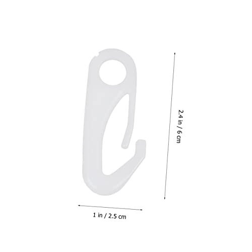 KONTONTY 8 Stück Teiliges Nylon Flaggenmast Zubehör Langlebige Wetterfeste Schnapphaken UV Beständig Kompatibel mit Standard Ösenfahnen und Halyards bis Vielseitig Einsetzbar für Outdoor von KONTONTY