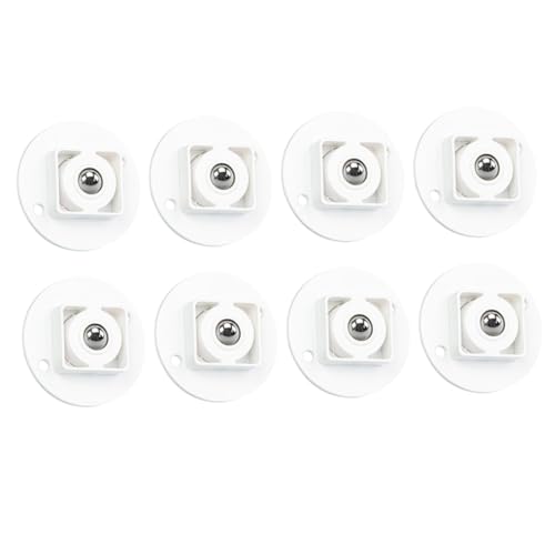 KONTONTY 8 Stück Teiliges Selbstklebende Möbelrollen mit Robusten Stahlkugellagern Geräuscharm Laufende Pulley Wheels für Aufbewahrungsboxen Mülltonnen und Möbel Einfach zu Montieren KONTONTY 8 Stück Teiliges Selbstklebende Möbelrollen mit Robusten Stahlkugellagern Geräuscharm Laufende Pulley Wheels für Aufbewahrungsboxen Mülltonnen und Möbel Einfach zu Montieren von KONTONTY