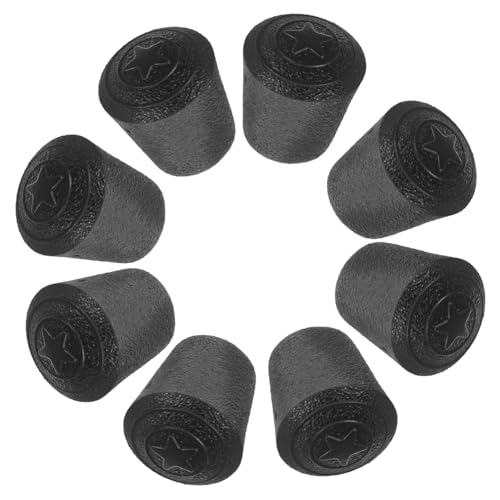 KONTONTY 8st Stuhlfußabdeckung Stuhlbeinschutz Rutschfester Stuhl Schutzabdeckungen Für Leitern Befestigung Möbelbeine Schützend Stuhlfußschutz Stuhlbeine Pads Schieberegler Black Gummi von KONTONTY