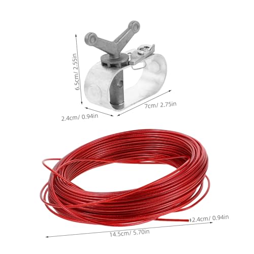 KONTONTY Aluminium-Metall-Legierung Poolabdeckungs-spannseil mit Ratsche Wetterfester Federbelasteter Spannwinde Verstellbar für Oberirdische Schwimmbecken Winterabdeckung Sicher Befestigen KONTONTY Aluminium-Metall-Legierung Poolabdeckungs-spannseil mit Ratsche Wetterfester Federbelasteter Spannwinde Verstellbar für Oberirdische Schwimmbecken Winterabdeckung Sicher Befestigen von KONTONTY