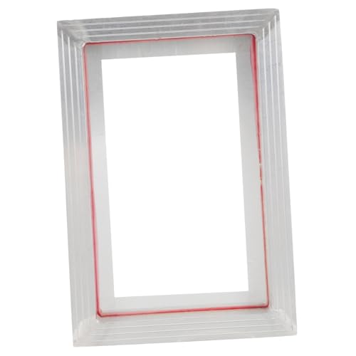KONTONTY Aluminium Siebdruckrahmen Robustes Leichtmetall für Wiederverwendbares DIY Textildruck Werkzeug Langlebiger Rahmen Shirts Stoffe und Banner von KONTONTY