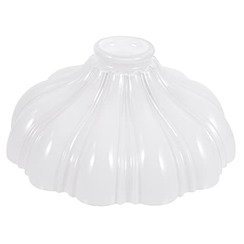 KONTONTY Blütenförmiger Glaslampenschirm für Deckenleuchten Elegante Lichtabdeckung mit Einzigartiger Struktur für Warmes im Wohnzimmer Esszimmer oder Schlafzimmer KONTONTY Blütenförmiger Glaslampenschirm für Deckenleuchten Elegante Lichtabdeckung mit Einzigartiger Struktur für Warmes im Wohnzimmer Esszimmer oder Schlafzimmer von KONTONTY
