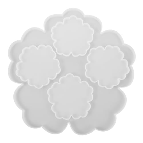 KONTONTY Blumen-silikonformen Hitze Kältebeständig für Resin-gießerei DIY Tablett und Untersetzer Stilvolle Wohnkultur mit Einzigartigen Blütenmustern für Kreative Geschenkideen KONTONTY Blumen-silikonformen Hitze Kältebeständig für Resin-gießerei DIY Tablett und Untersetzer Stilvolle Wohnkultur mit Einzigartigen Blütenmustern für Kreative Geschenkideen von KONTONTY