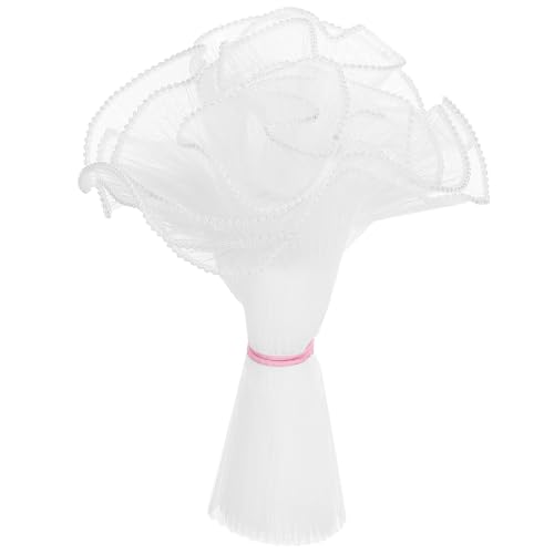 KONTONTY Bouquet Wickelnetz Perlenstoff Yards Weiches Langlebiges Blumenverpackungsmaterial für Floristen und DIY Projekte für Hochzeiten und von KONTONTY
