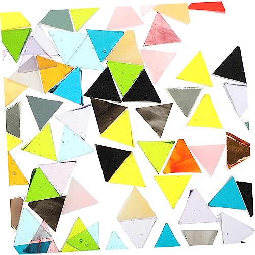 KONTONTY Bunte Mosaikfliesen für DIY Projekte Gemischte Farben Sicher für Bastelarbeiten zur Dekoration von Vasen Wänden und Mehr von KONTONTY