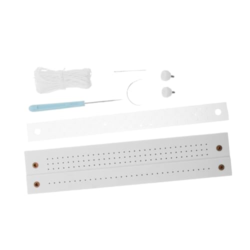 KONTONTY DIY Buchbindewerkzeugset Handwerkliches Set für Scrapbooking Notizbuchherstellung mit Papierahle Wachsfaden und Buchklemmen für Journal Projekte und Tagebücher von KONTONTY