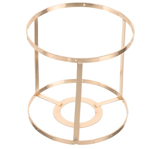KONTONTY DIY Lampenschirmrahmen aus Metall Praktischer Lampenschirmhalter für Tisch und Deckenleuchten Robust und Rostfrei Installieren Vielseitig Einsetzbar von KONTONTY