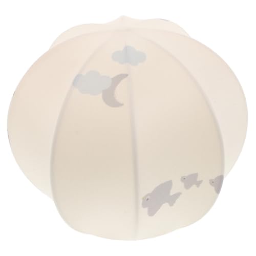 KONTONTY Dekorative Tischlampe Tischlampenschirme Dekorative Lampenschirme Runder Lampenschirm Bequemer Stofflampenschirm Stoffschirm Schreibtischlampe Tischlampenschirm Lampenschirme von KONTONTY