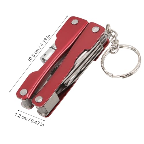 KONTONTY Edelstahl Multifunktionszange Klappbar mit Taschenlampe Kleine Outdoor Zange für Camping Notfall Kompakt Robust Langlebig Multifunktional KONTONTY Edelstahl Multifunktionszange Klappbar mit Taschenlampe Kleine Outdoor Zange für Camping Notfall Kompakt Robust Langlebig Multifunktional von KONTONTY
