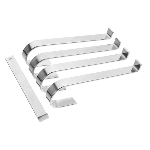 KONTONTY Edelstahl Seitliche Aufhängehaken ohne Bohren für Vinylfassaden mit Hebel Stabiles Design Kratzfreie Montage Praktische Wandhaken für Außenbereich KONTONTY Edelstahl Seitliche Aufhängehaken ohne Bohren für Vinylfassaden mit Hebel Stabiles Design Kratzfreie Montage Praktische Wandhaken für Außenbereich von KONTONTY