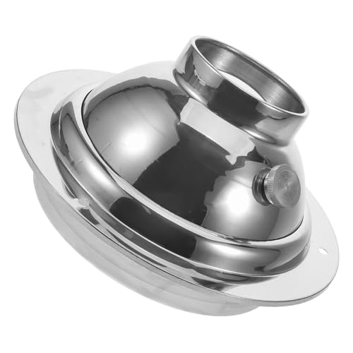 KONTONTY Einstellbarer Edelstahl Luftauslass Küchen Wandventilator Kugelförmige Abdeckung mit Verstellbarem Luftstrom für Außen Innenraum Belüftungssystem Küche Bad Büro KONTONTY Einstellbarer Edelstahl Luftauslass Küchen Wandventilator Kugelförmige Abdeckung mit Verstellbarem Luftstrom für Außen Innenraum Belüftungssystem Küche Bad Büro von KONTONTY