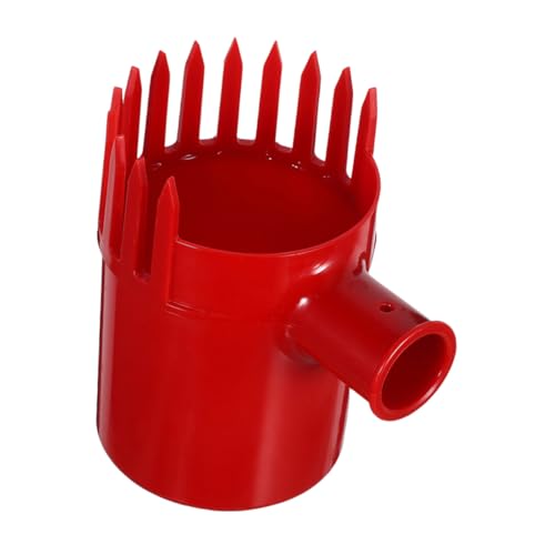 KONTONTY Ergonomischer Beerenernte-löffel aus Robustem Kunststoff Effizientes Obstpflückgerät für Blaubeeren Kleine Früchte und Gartenarbeit Zeitsparendes Pflückwerkzeug in Rot von KONTONTY