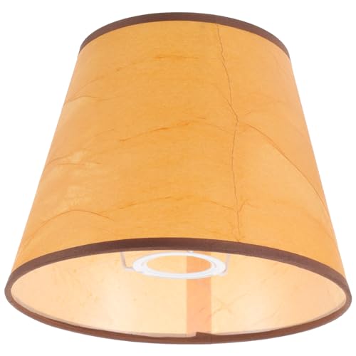KONTONTY Ersatz Lampenschirm für Tischlampe Abnehmbarer Stoff Lampenschirm Leicht und Installieren für Stehlampe Wandlampe und Tischleuchte Verleiht Ihrem eine Warme von KONTONTY