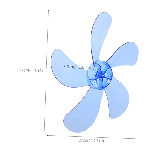KONTONTY Ersatz Lüfterflügel Kunststoff mit Mutternabdeckung für Standventilator Vielseitig Kompatibel Einfache Montage und Reinigung Langlebig für Haushalts Deckenventilatoren KONTONTY Ersatz Lüfterflügel Kunststoff mit Mutternabdeckung für Standventilator Vielseitig Kompatibel Einfache Montage und Reinigung Langlebig für Haushalts Deckenventilatoren von KONTONTY