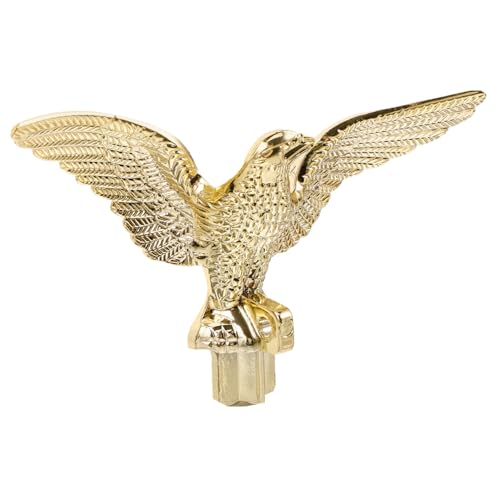 KONTONTY Adler Kopf Fahnenmast Aufsatz Dekorative Garten Flaggenmast Spitze Wetterfester Fahnenmast Ornament Für Flaggenstangen Zubehör von KONTONTY