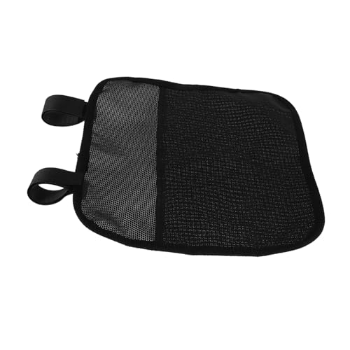 KONTONTY Faltbare Aufbewahrungstasche für Klappstuhl Armlehnen Organizer Netztasche Tragbar Strapazierfähig für Outdoor Camping Strand Büro Schwarz von KONTONTY