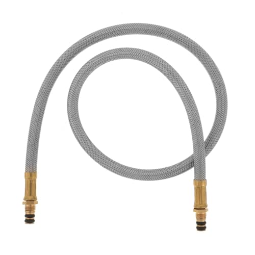 KONTONTY Flexibler Gasschlauch Adapter aus Edelstahl Kompatibel mit Camping gaskocher und Gasflasche Langlebige Anschlussleitung für Zuverlässige Gaszufuhr im Outdoor Bereich von KONTONTY