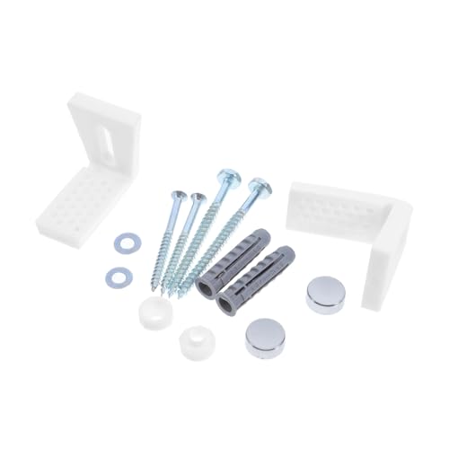 KONTONTY Förmiges Toilettenbefestigungsset Schrauben Toilette Sitz Befestigung für Zuhause und Öffentliche Bäder Einfache Montage Stabile Installation Zuverlässig Robust von KONTONTY