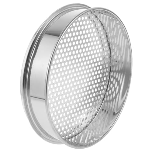 KONTONTY Gartensieb mit Rundlöchern Langlebiger Bodensieb für Erde Kompost und Kompakter Tragbarer Gartensieb für Gartenarbeit Erde Vielseitiges Gartengerät KONTONTY Gartensieb mit Rundlöchern Langlebiger Bodensieb für Erde Kompost und Kompakter Tragbarer Gartensieb für Gartenarbeit Erde Vielseitiges Gartengerät von KONTONTY