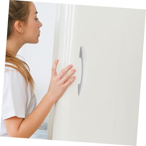 KONTONTY Gefrierschrank Türgriff Kunststoff Ersatzgriff mit Befestigungsschrauben Sicherheits Hardware für Kühlschrank Gefrierschrank Einfache Montage Polierte Oberfläche Vielseitig von KONTONTY