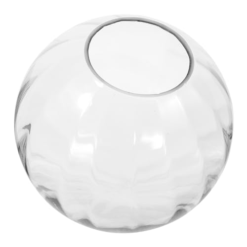 KONTONTY Glaskugel Lampenschirm Durchmesser Vertikal Struktur Ersatzglas für Kronleuchter Deckenleuchte Leicht Installation Transparentes Abdeckung Wohnzimmer Esszimmer KONTONTY Glaskugel Lampenschirm Durchmesser Vertikal Struktur Ersatzglas für Kronleuchter Deckenleuchte Leicht Installation Transparentes Abdeckung Wohnzimmer Esszimmer von KONTONTY