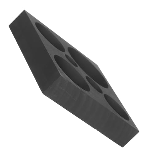 KONTONTY Graphit Gussform Sechsfache Rillenform Hochtemperaturbeständig Präzisionsform für Gold Silber Kupfer Aluminium Metallgießen und Raffinieren von KONTONTY