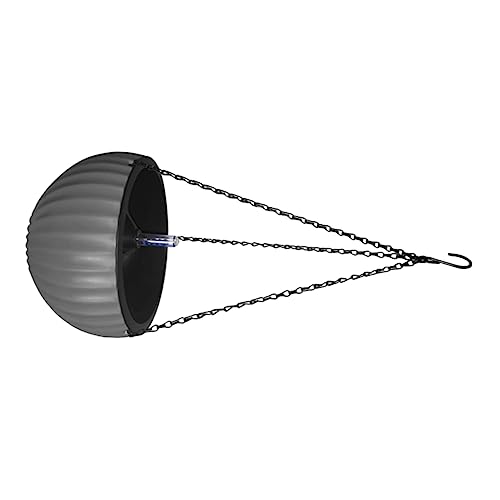 KONTONTY Hängender Blumenkübel Mit Automatischer Bewässerung Runder Kunststoffblumentopf Höhe Für Innenräume Und Pflanzenliebhaber von KONTONTY