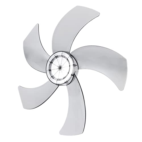 KONTONTY Haushalts Kunststoff Ventilatorflügel Ersatzteil für Standventilator Blättrige Transparente Schwarze Lüfterblätter Installieren Langlebig und Geräuscharm von KONTONTY