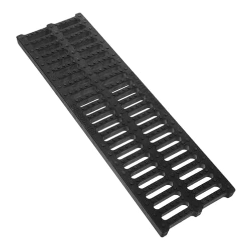 KONTONTY Hochwertiger Kunststoff schachtdeckel mit Rutschfestem Gitterrost Robust und Langlebig für Küchenentwässerung Einfach zu Reinigen und Montagefreundlich Schützender Abflussdeckel von KONTONTY