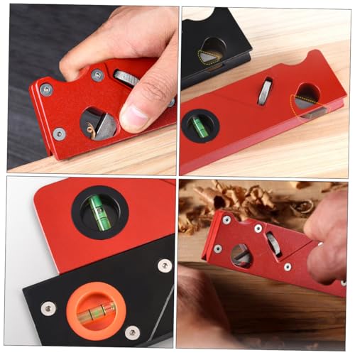 KONTONTY Holzhandhobel Schrägschnitt Planierwerkzeug Bevel Planing Trimmhilfe für Schreiner Holzbearbeitung Präzise Kantenbearbeitung Ergonomischer Griff Langlebige Schärfe von KONTONTY
