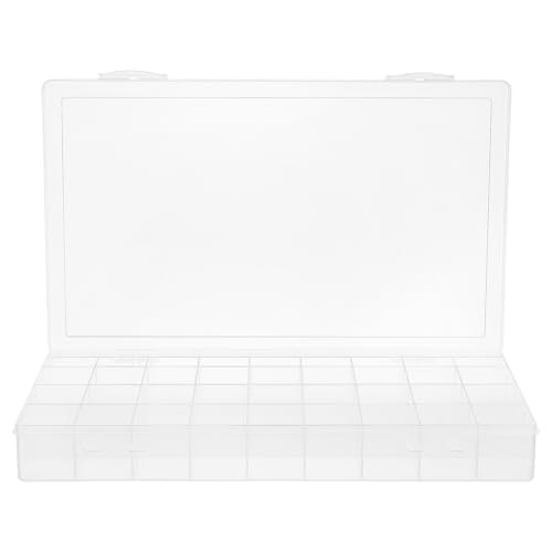 KONTONTY Transparente Aufbewahrungsbox Mit Fächern Organizer Für Kleinteile Perlenbox-Organizer Schmuck-Organizer Aufbewahrungsbehälter Für Bastelarbeiten 36 Fächer Klarsichtbehälter KONTONTY Transparente Aufbewahrungsbox Mit Fächern Organizer Für Kleinteile Perlenbox-Organizer Schmuck-Organizer Aufbewahrungsbehälter Für Bastelarbeiten 36 Fächer Klarsichtbehälter von KONTONTY