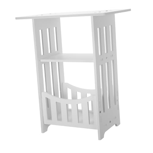 KONTONTY Kleiner Nachttisch für Schlafzimmer Moderner Beistelltisch Minimalistischer Sofatisch für Kleine Räume Praktischer Couchtisch für Bett und Sofa KONTONTY Kleiner Nachttisch für Schlafzimmer Moderner Beistelltisch Minimalistischer Sofatisch für Kleine Räume Praktischer Couchtisch für Bett und Sofa von KONTONTY
