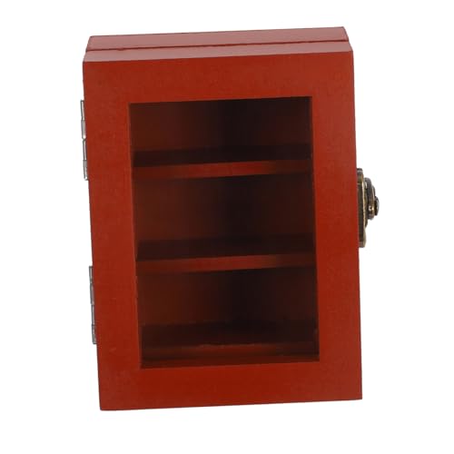 KONTONTY Kleines DIY Bücherregal aus Holz Mini Bücherregal für Kreative Dekoration Vintage Stil für Wohnzimmer Schlafzimmer Büro und Cafés Einzigartige Miniaturbibliothek zur KONTONTY Kleines DIY Bücherregal aus Holz Mini Bücherregal für Kreative Dekoration Vintage Stil für Wohnzimmer Schlafzimmer Büro und Cafés Einzigartige Miniaturbibliothek zur von KONTONTY